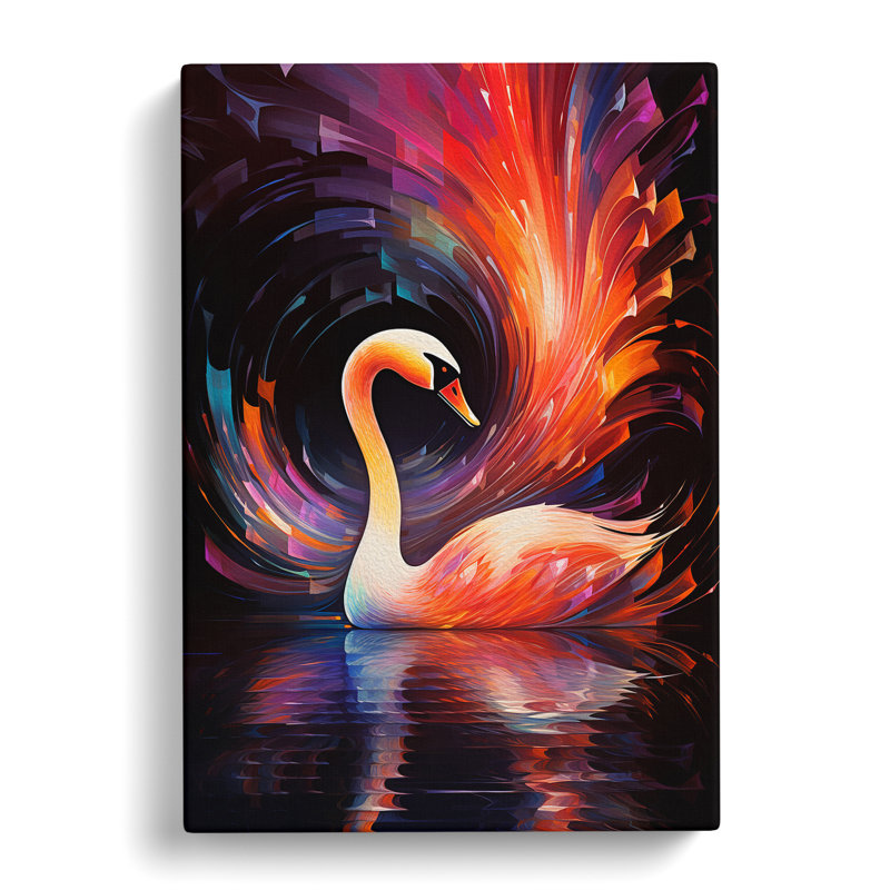 Swan Futurism - No Frame Print