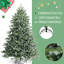 Arbre de Noël vert en cachemire réaliste-404658065