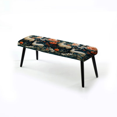 Banc rembourré noir Wetherell