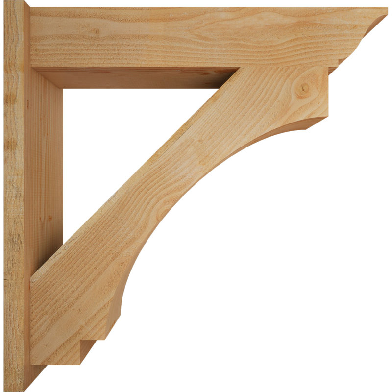 Persienne impériale traditionnelle, P 38 po x H 38 po, Sapin Douglas de 8 po (sciage brut)