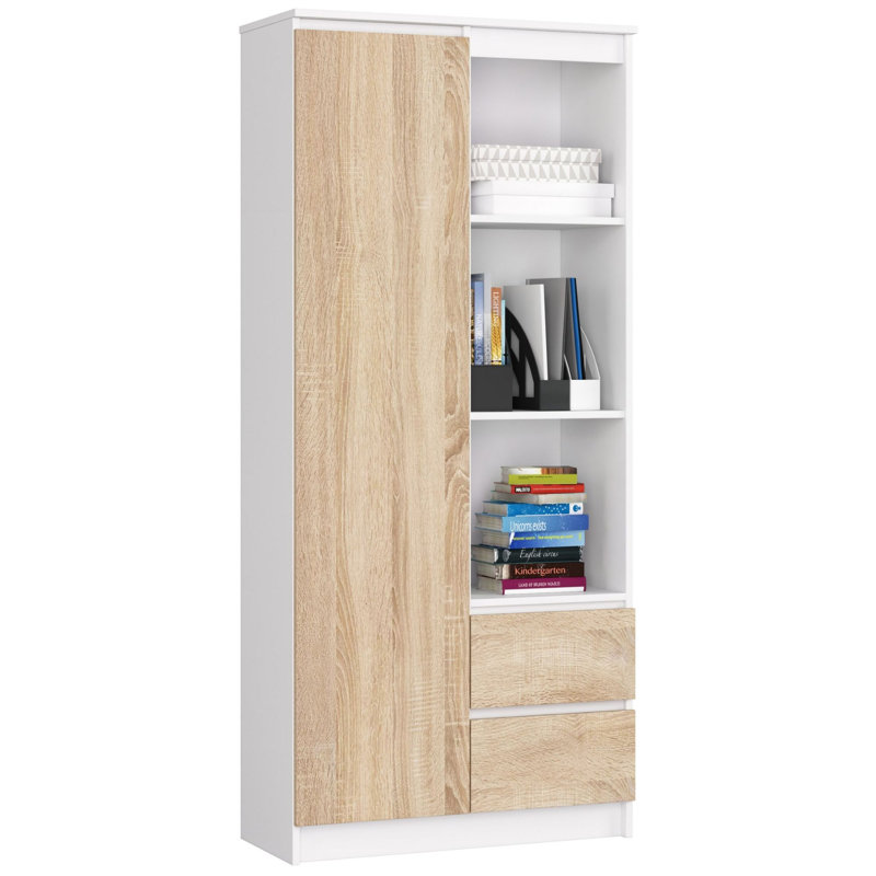 Alexsandro 180 cm H x 80 cm W Standard Bookcase