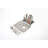 2 Way Outlet Function Solid Brass Shower Diverter Valve Mixer Rough-In Shower Handle Valve Kit Replacement