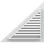 Triangle droit en PVC - conduit à pignon droit avec cadre plat blanc-32585970-31468592