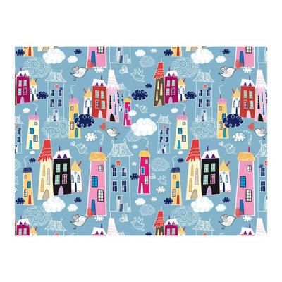 City Among The Clouds Wall Mural