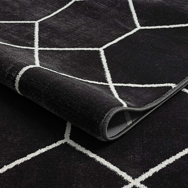Geometric Woven Area Rug, Rectangle 8' x 10'