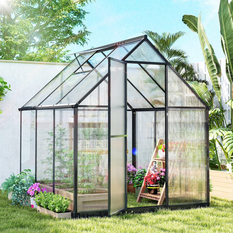 Greenhouse, 195cm H x 178cm W x 168cm D