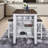 Compact And Functional Counter Dining - Rustic Finish Built To Endure