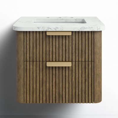 Liljan 24" Oak Single Bathroom Vanity