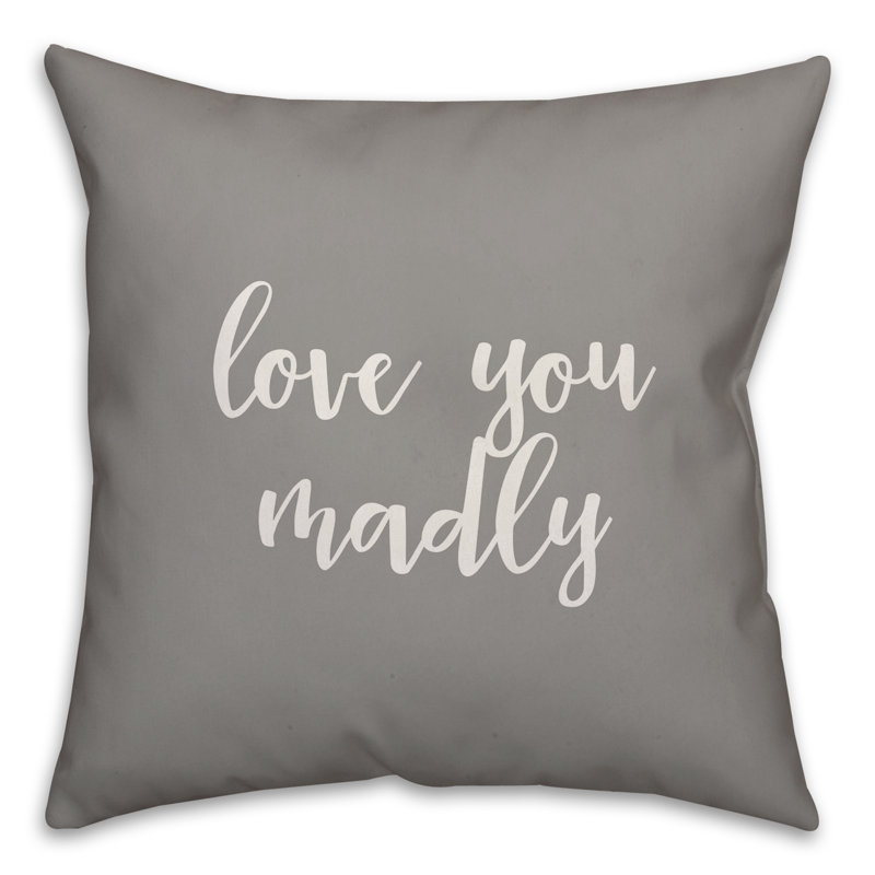 Throw Pillow, Gray, Pillow Cover