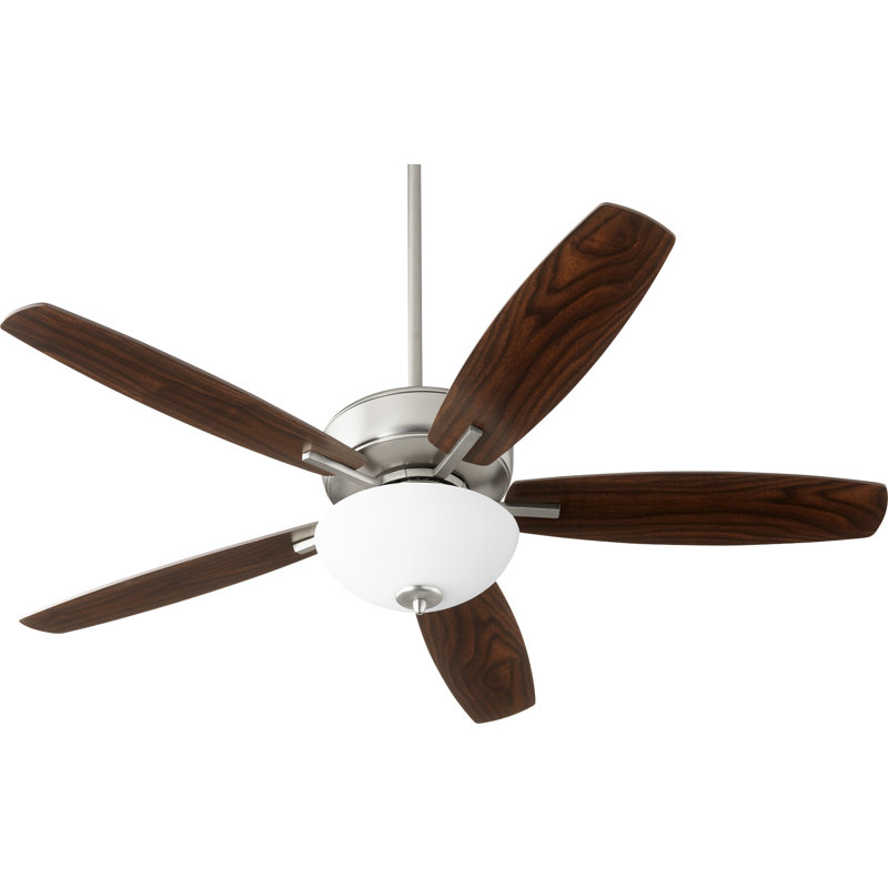 Lancaster 52'' Ceiling Fan with LED Lights, Satin Nickel