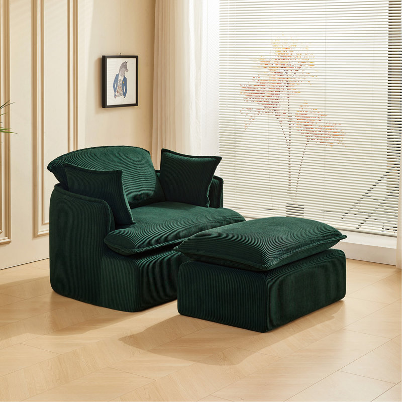 Fauteuil convertible convertible avec repose-pieds