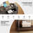 47" Modern Console Table with MDF Board, Metal Legs, 3 Drawers & 3-Tier Storage Shelves-1039505631