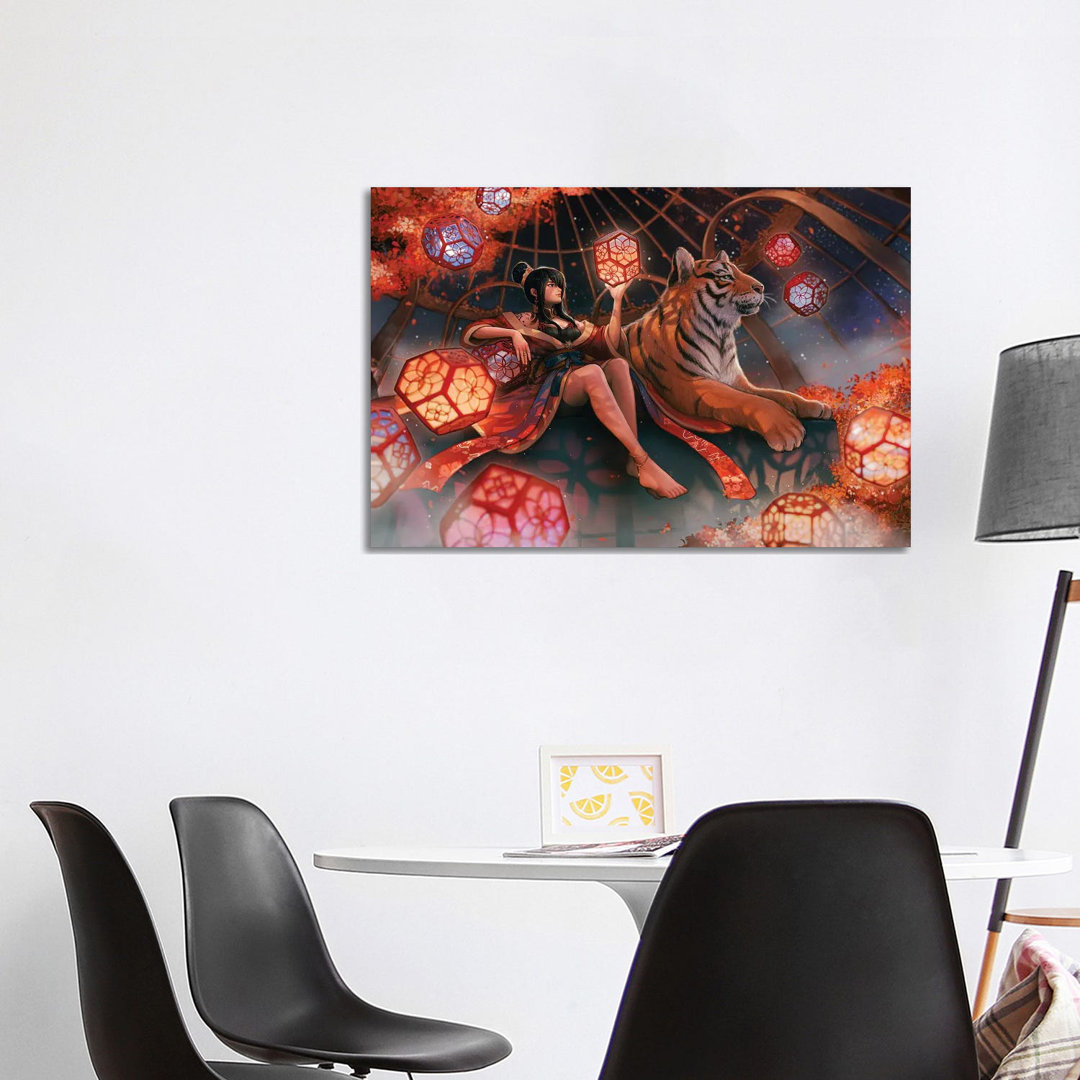 Weather Goddess von Ivy Dolamore - Galerie-verpackte Leinwand Giclée auf Leinwand