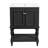 24" Freestanding Bathroom Vanity With Ceramic Sink, Modern Luxury Cabinet With Carved Legs And Open Shelf In White, Black Or Beige-240436181