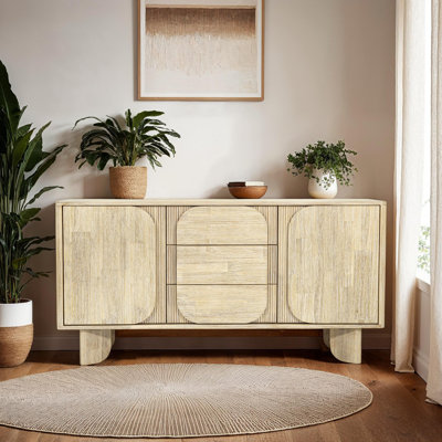 Buffet de 63 po de largeur Moncure Hina