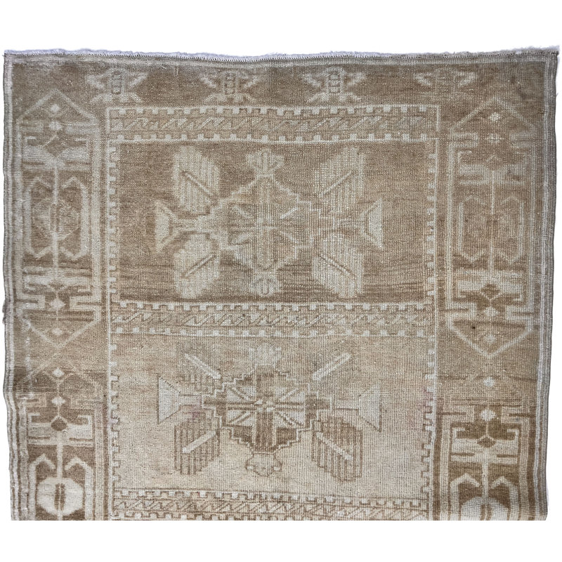 One-of-a-Kind 3'8 X 11'11 Hand Knotted Area Rug