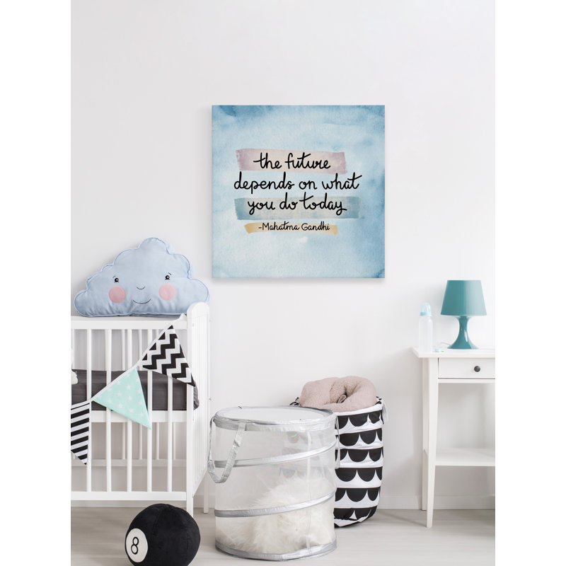 «The Futur Depends On You II», reproduction sur toile tendue, H 18 po x l 18 po x 1,5 po