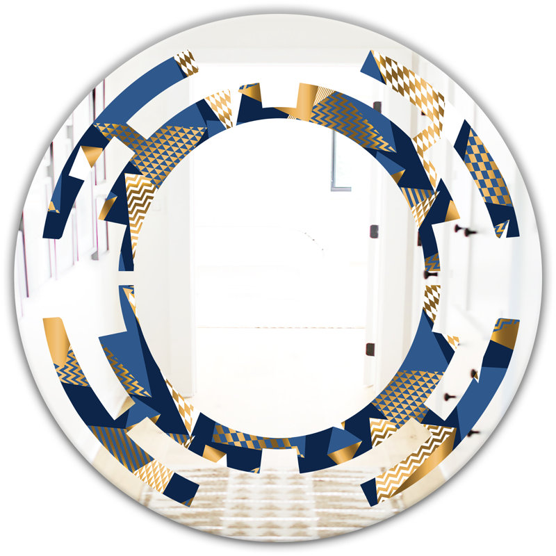 Miroir mural Space, H 31,5 po x l 31,5 po, Espace et cubes 