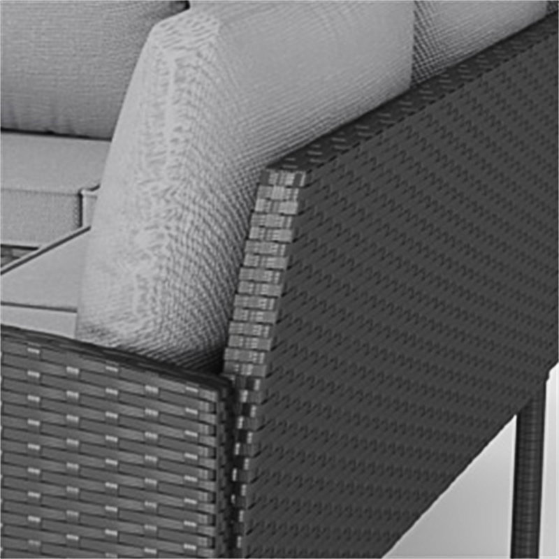 Ensemble de mobilier d'extérieur 7 pièces