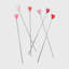 Heart swizzle sticks