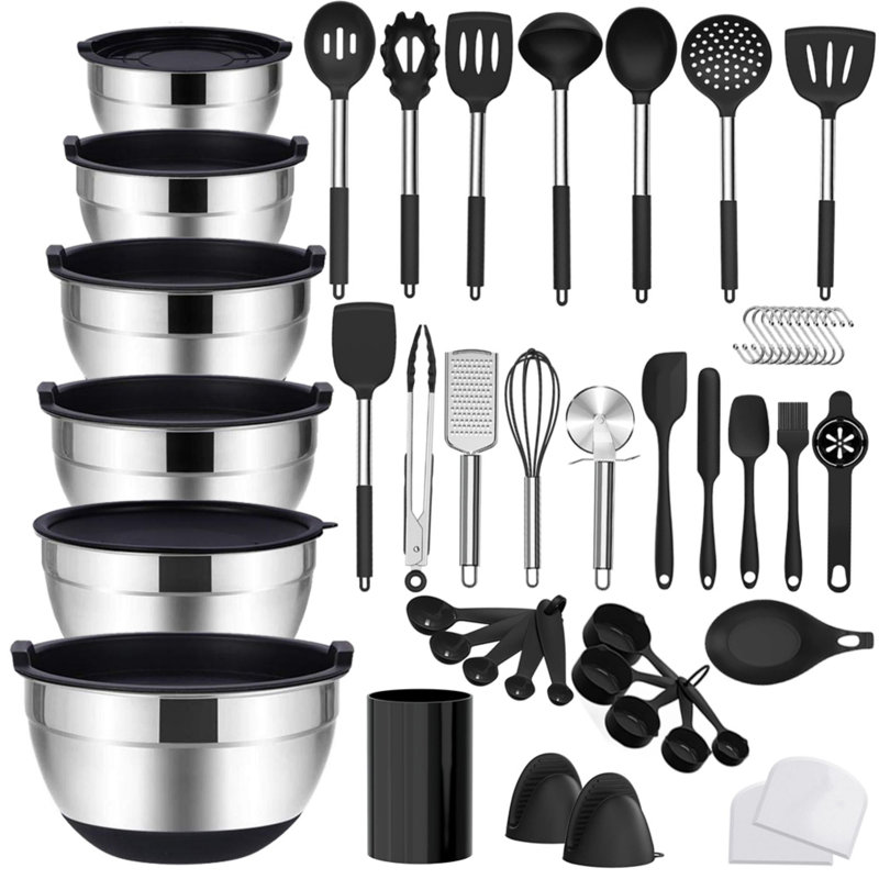 Ensemble de 30 cuillères à cuisson