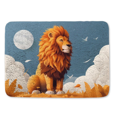 Tapis de bain lion