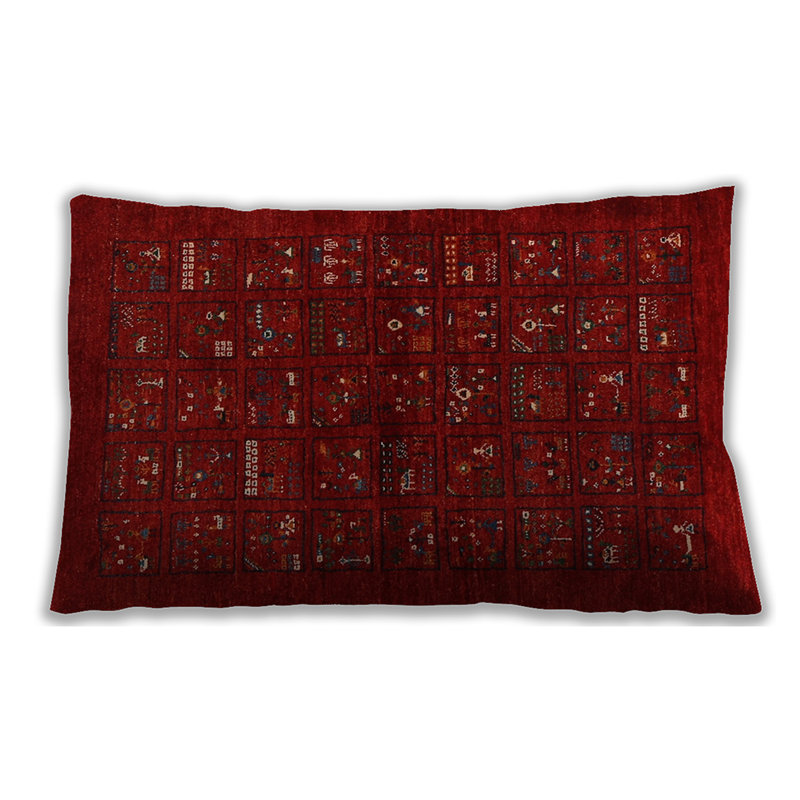 Geometric Throw Pillow, Synthetic