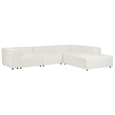 APRICA 3 Seater Boucle Sofa & Chaise