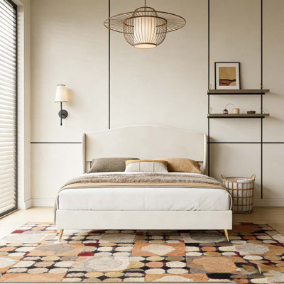 Velvet Upholstered Bed