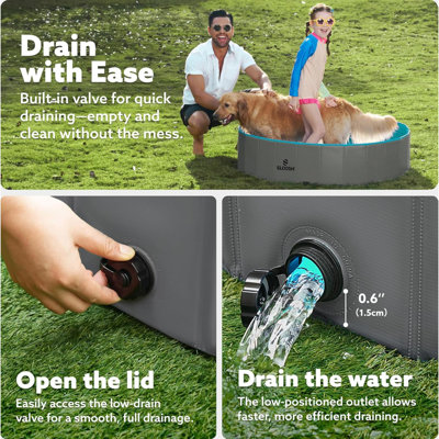 Piscine pliable pour chien Kiddie