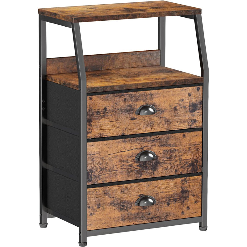 Travia 16.1'' Wide Storage Cabinet, Brown