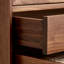 Armoire d'appoint en bois massif noyer noir-101838446
