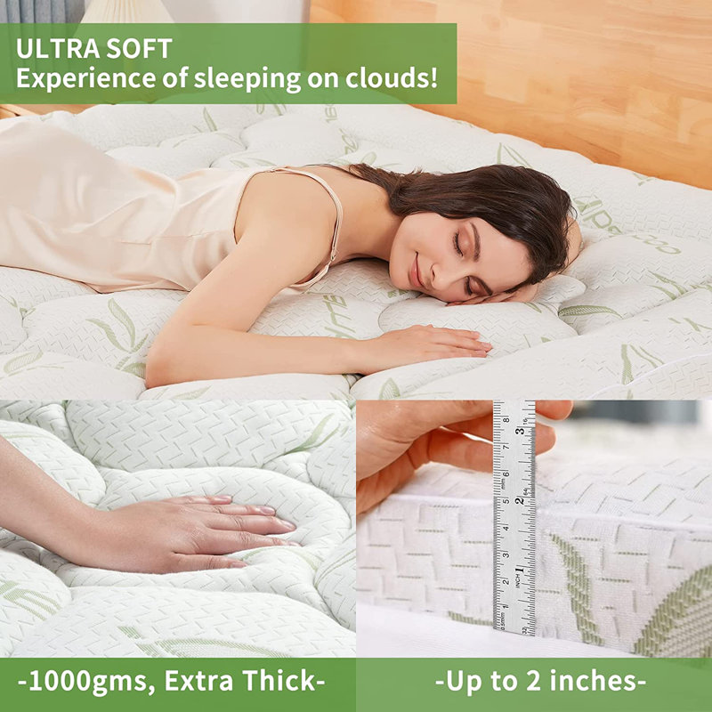 Boulogne 3'' Mattress Pad, Queen