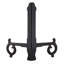 Oriental Matte Black Plate Stand-1857813996-1857814004