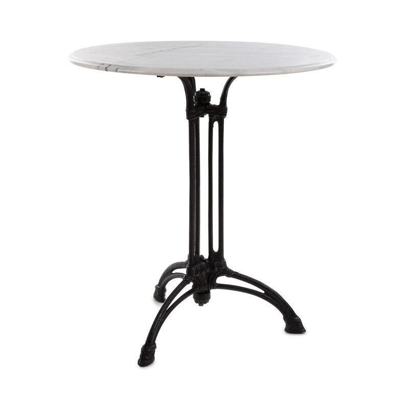Round Metal Outdoor Bistro Table , 80cm cm W 80cm cm D