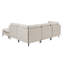 Canapé modulaire rembourré avec pieds en métal-30402064