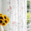 Marthas Garden Floral Semi-Sheer Rod Pocket Curtain Panel Pair-45372720-52228733