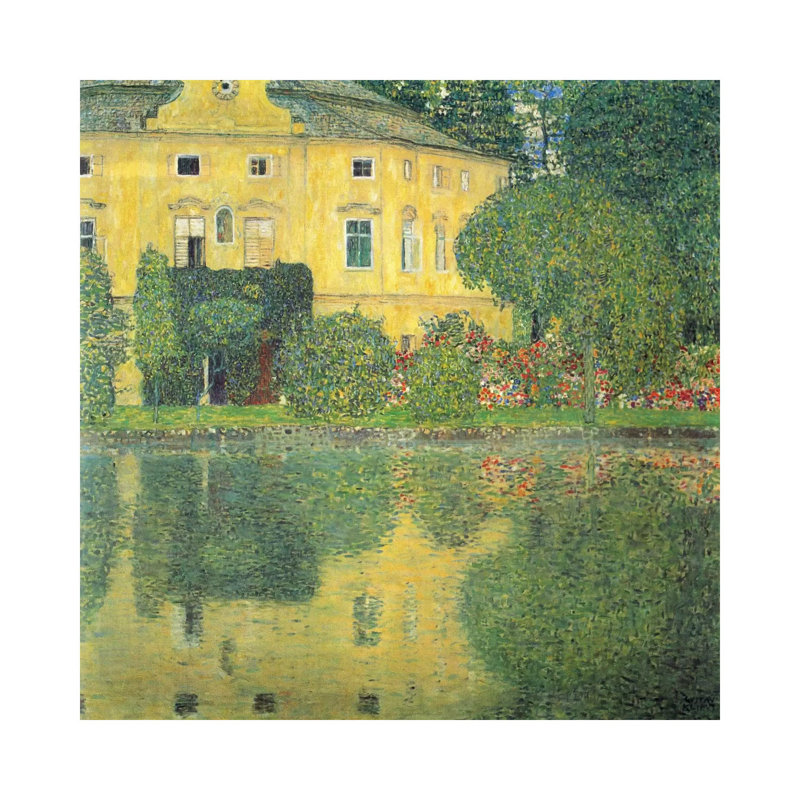 Schloss Kammer Am Attersee IV by Gustav Klimt - Wrapped Canvas Painting, 30.48 cm H x 30.48 cm W