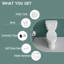Toilette allongée 17 po ADA