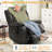 Breathable Leather Dual Motor Assist Power Lift Recliner Chair With Heating And Massage, Lay Flat Power Recliner For The Elderly-1216537715