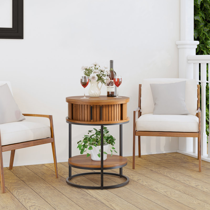 Marrius 23.6"Round End Table
