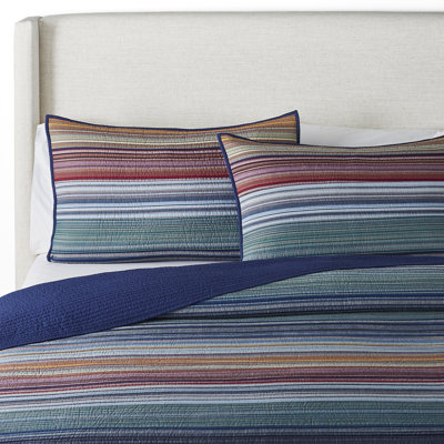 Arvo Met Stripe Yarn Dye Quilt Set
