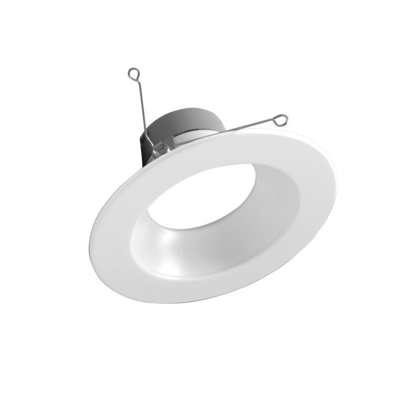 Ensemble d'éclairage encastré 6 "à DEL sélectionnable CCT Remodel, Blanc