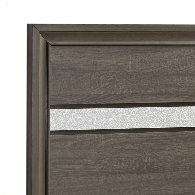 Lit simple Madrid G02305B-TB, gris