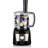 Ovente Electric Mini Food Processor & Vegetable Chopper 3 Cup Capacity with Stainless Steel Chopping Blade, 300 Watts & 2 Speed Control, Compact Processor for Chop, Blend, and Puree, Black (PF2003B)