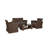 Tisdale 4-Piece UV Resistant Outdoor Conversation Set with Cushions-27864325-49959816