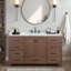 Modero 60'' W Single Bathroom Vanity Base-1853925601