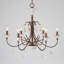 Lustre classique à 6 lumières de style bougie Darsie