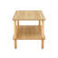 Table basse moderne à deux niveaux pour meubles de salon