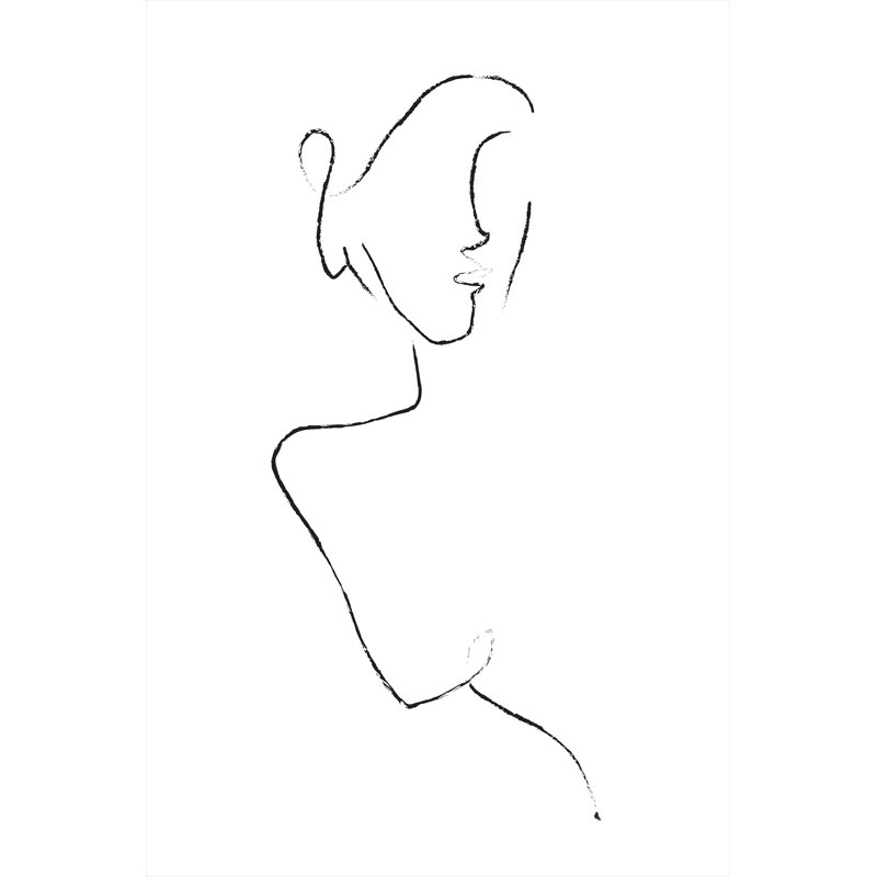 Ingénue I Print by Bobby Berk, 45" H x 30" W x 1.5" D, Image Brush Gel